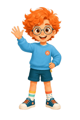 لومي يلوّح مرحباً — شخصية NALUMI Kids